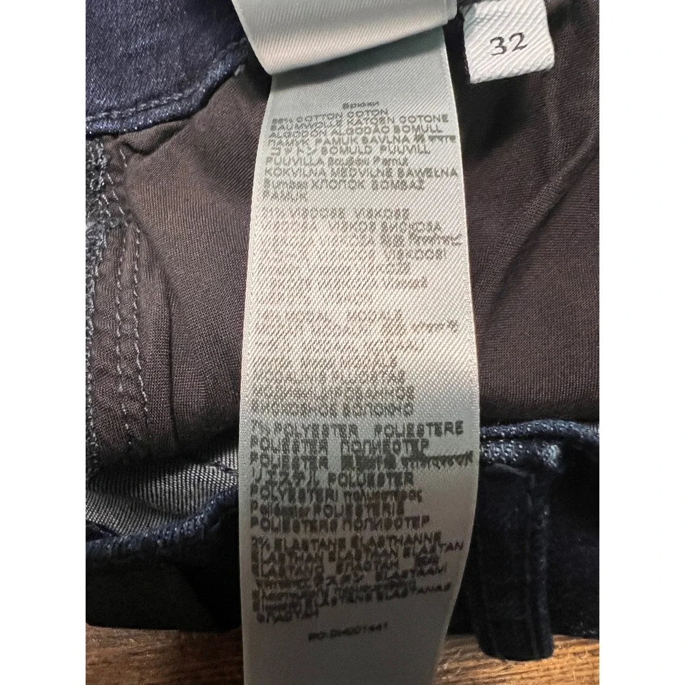 7 For All Mankind‎ Slimmy Tapered Luxe Performance Plus Jeans 32 Clean Deep Blue